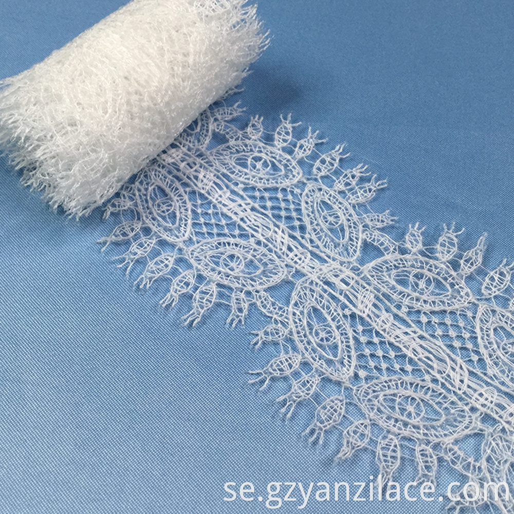 Bridal Embroidered Net Lace Trim